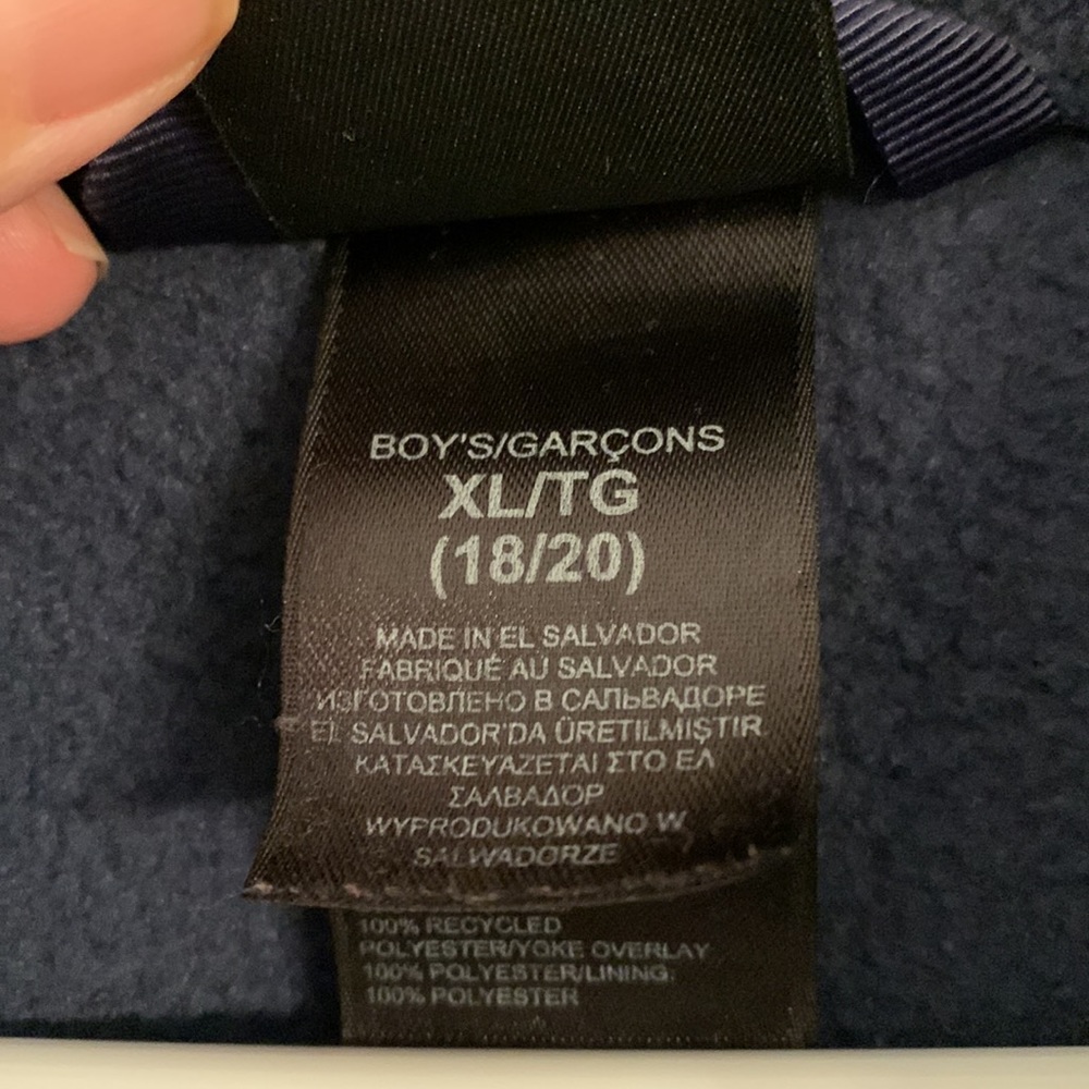 Boys North Face Fleece zip up - Picture 4 of 7